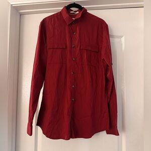 Calvin Klein maroon extreme slim fit shirt size small